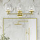 Willow 3 Light 23 inch Polished Brass Vanity Sconce Wall Light