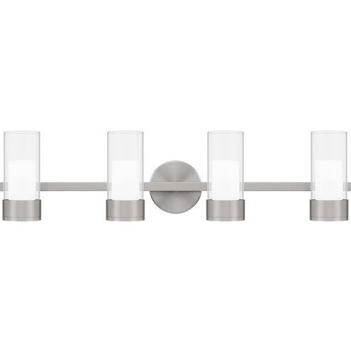 Logan LED 30.75 inch Brushed Nickel Bath Light Wall Light