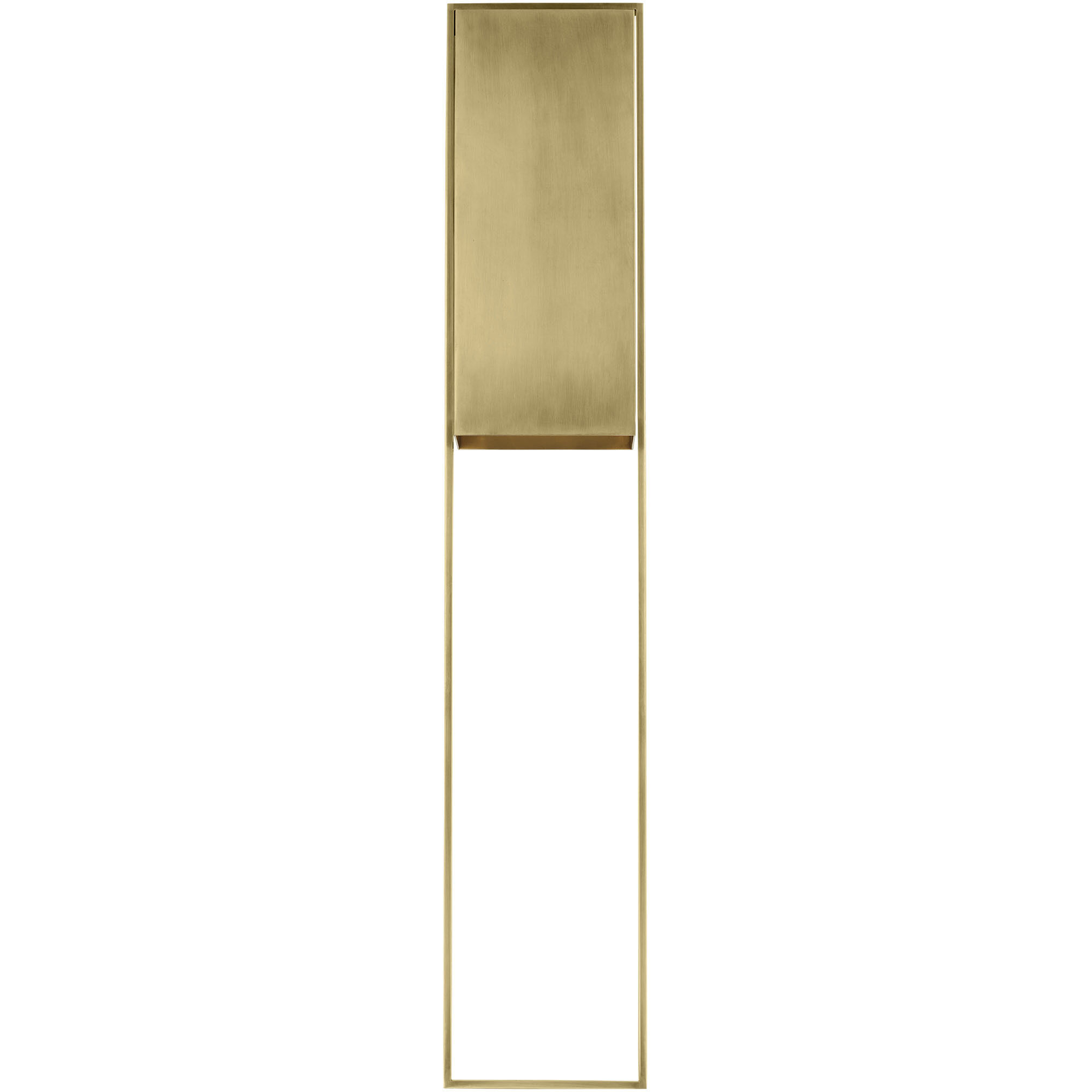 Mick De Giulio Alude LED 45 inch Hand-Rubbed Antique Brass Outoor Wall Light
