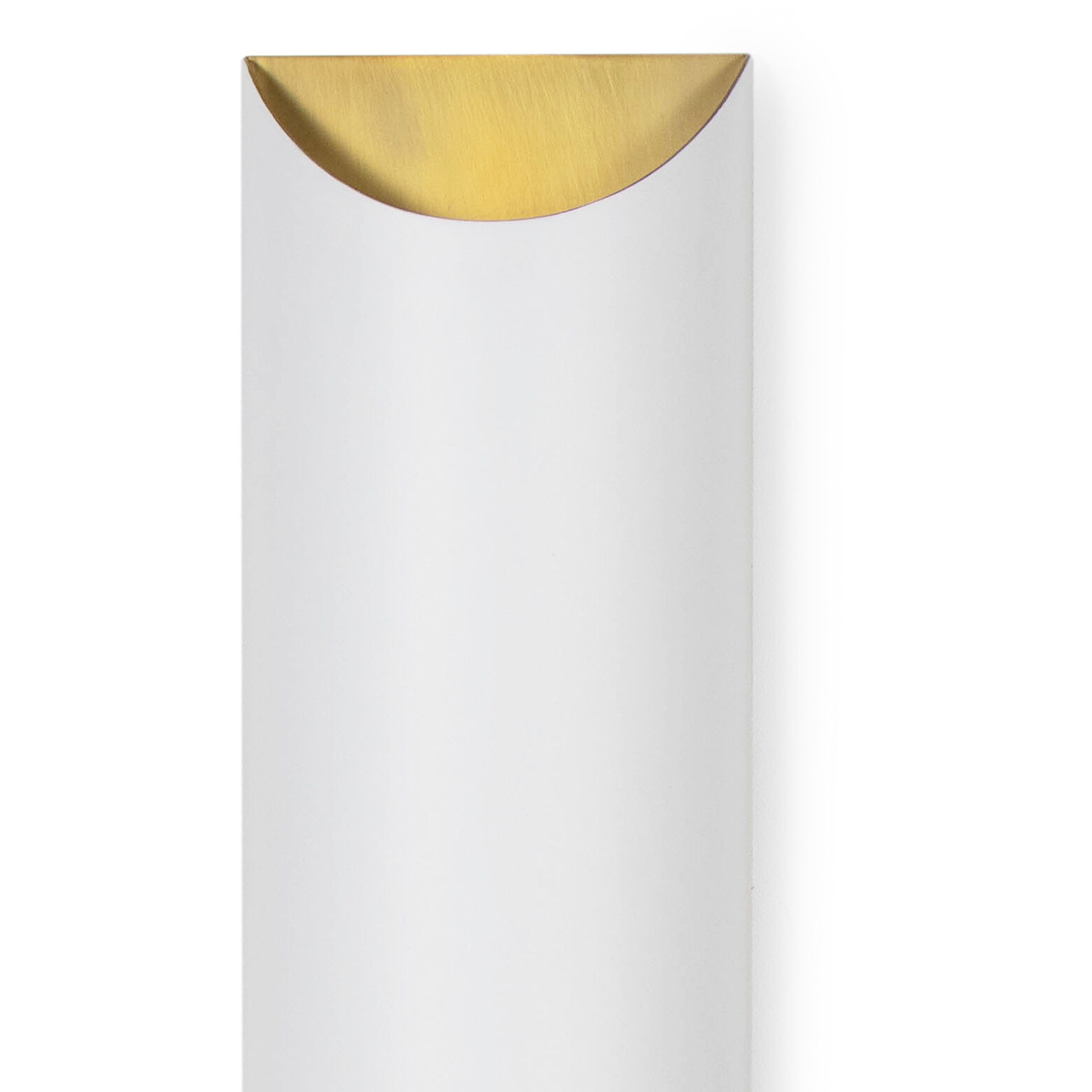 Meyer 2 Light 6.25 inch White and Natural Brass Wall Sconce Wall Light