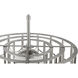Melody 1 Light 25 inch Brushed Polished Nickel Pendant Ceiling Light