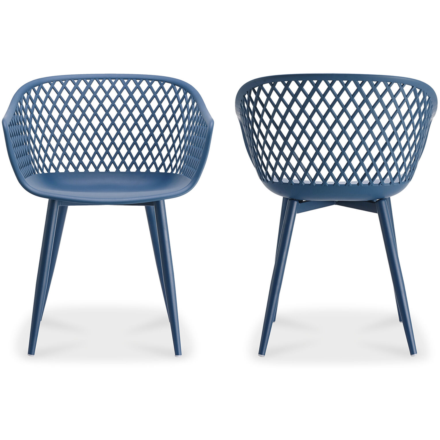 Piazza Blue Outdoor Chair, Set of 2