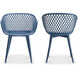 Piazza Blue Outdoor Chair, Set of 2
