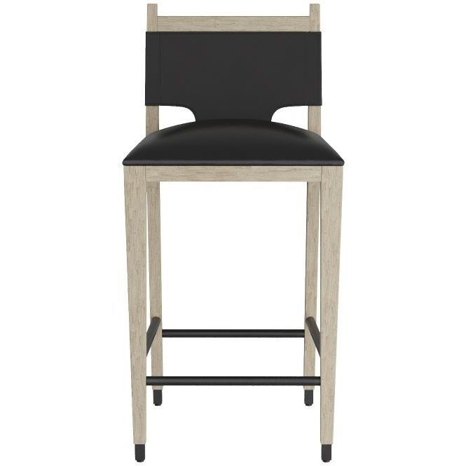 Burdock 18.5 inch Black Bar Stool