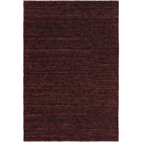 Crusoe 90 X 60 inch Burgundy Rug