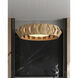 Plunge LED 30 inch Brass Chandelier Ceiling Light