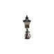 Stratford Hall 4 Light 28 inch Heritage/Gold Outdoor Post Mount Lantern, Great Outdoors