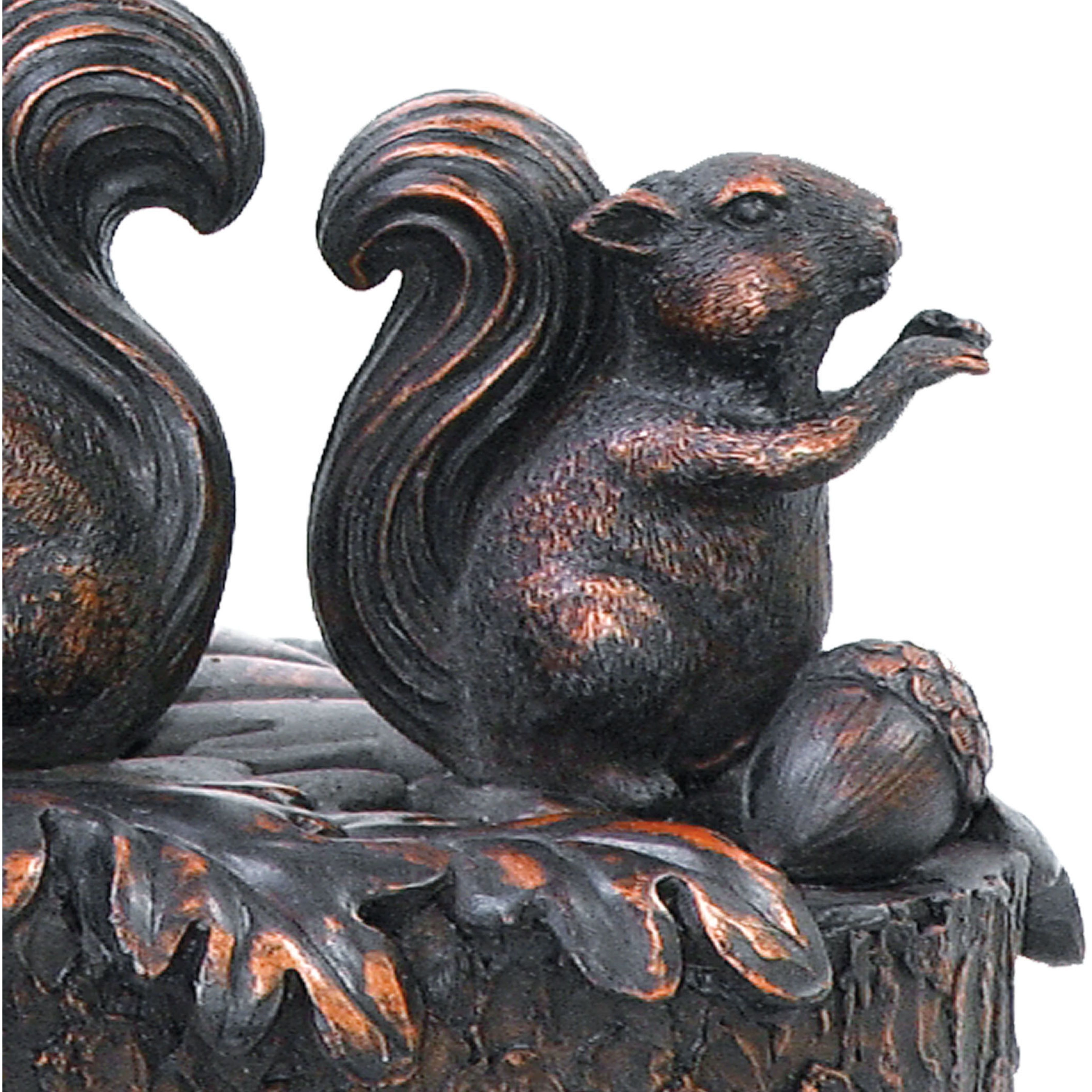 Squirrel Acorn Light 14.5 inch 7 watt Bronze Table Lamp Portable Light