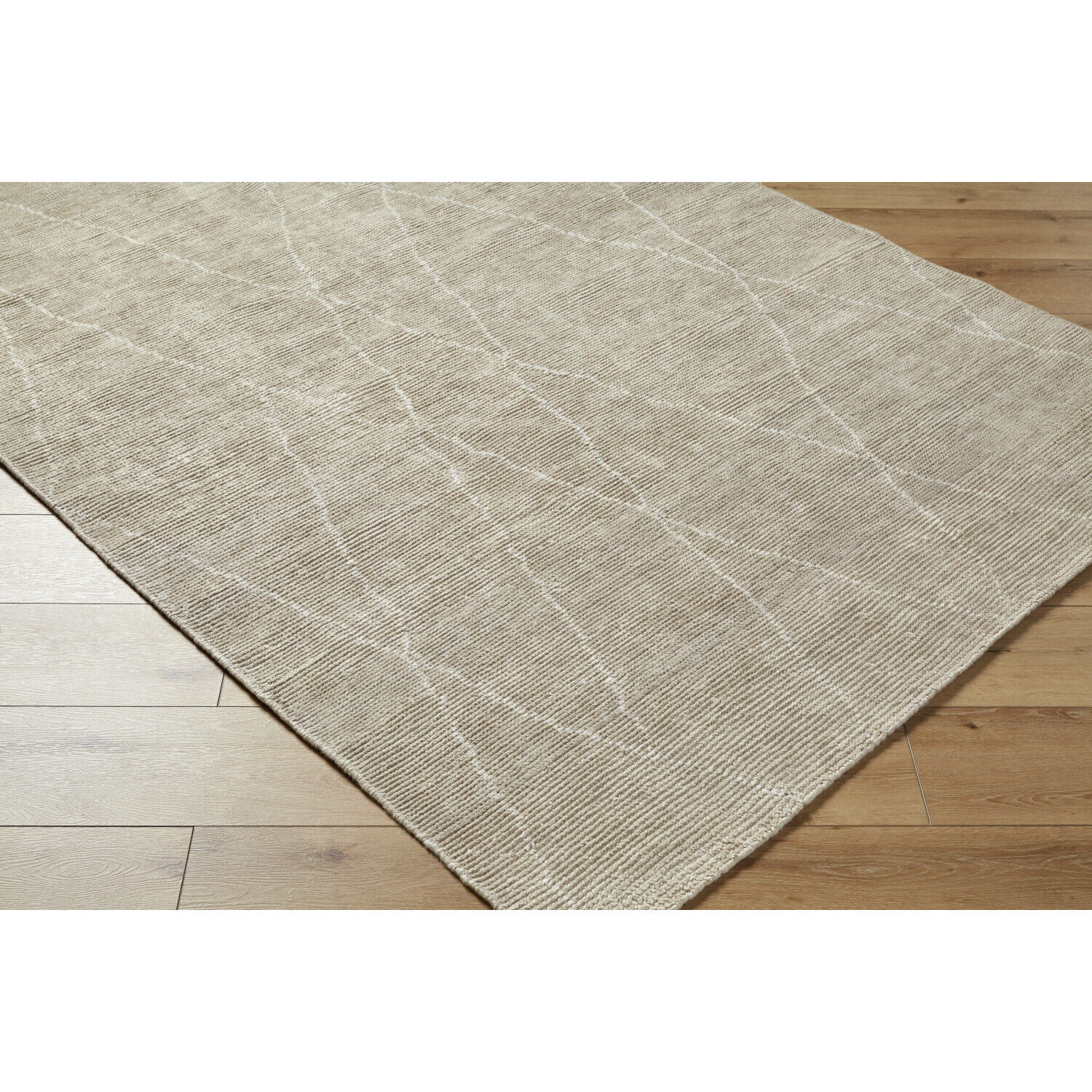 Nalan 120 X 96 inch Medium Gray Rug, Rectangle