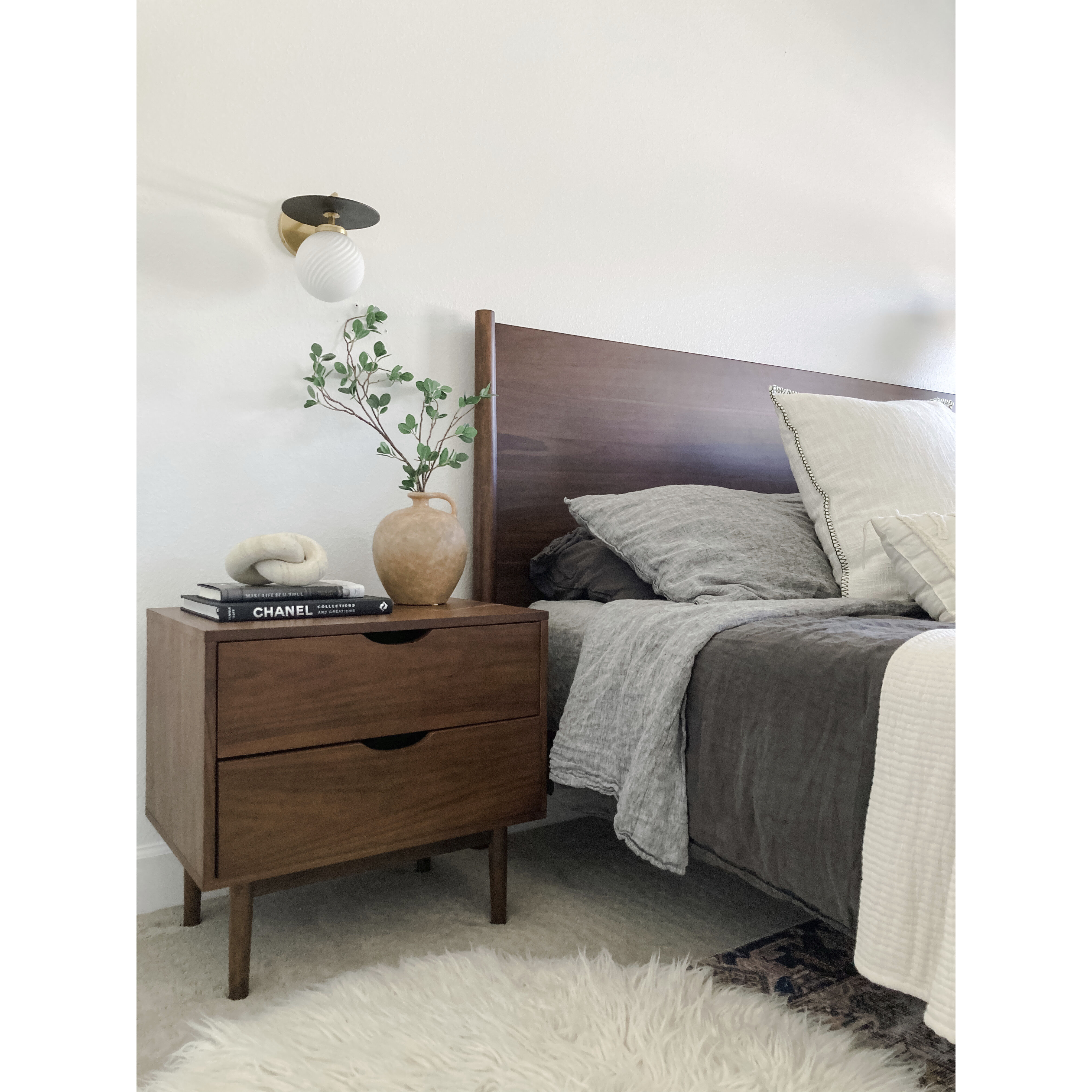 Ellis LED 7 inch Aged Brass and Black Wall Sconce Wall Light