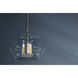 Edmonton 3 Light 15 inch Polished Nickel Hanging Lantern Ceiling Light