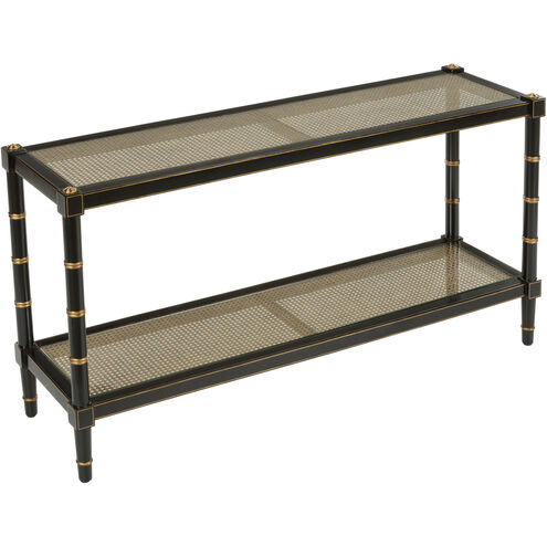 Conner 60 inch Black and Gold Console Table