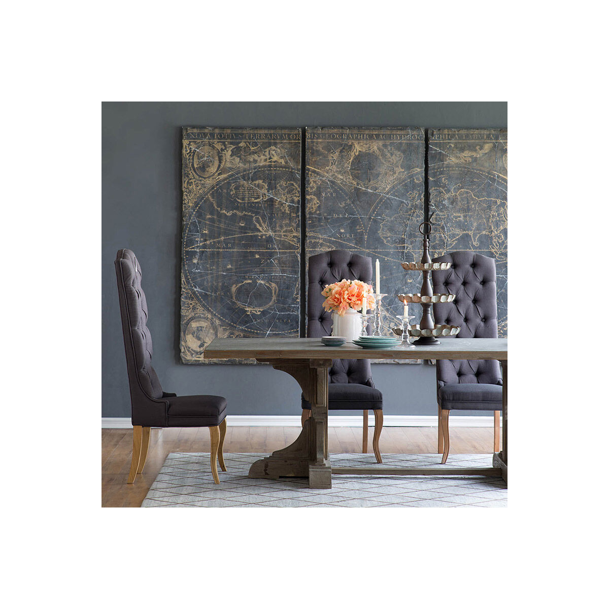 Anita Black and Gold Wall Décor, Set of 3