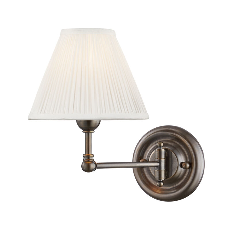 Pleated wall sconce hotsell