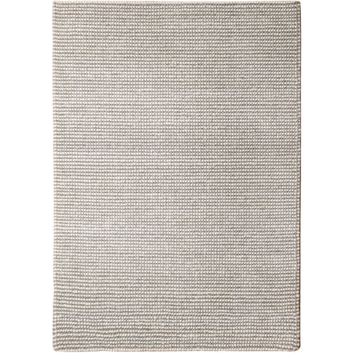 Latur 114 X 79 inch Light Grey Rug in 6 x 9