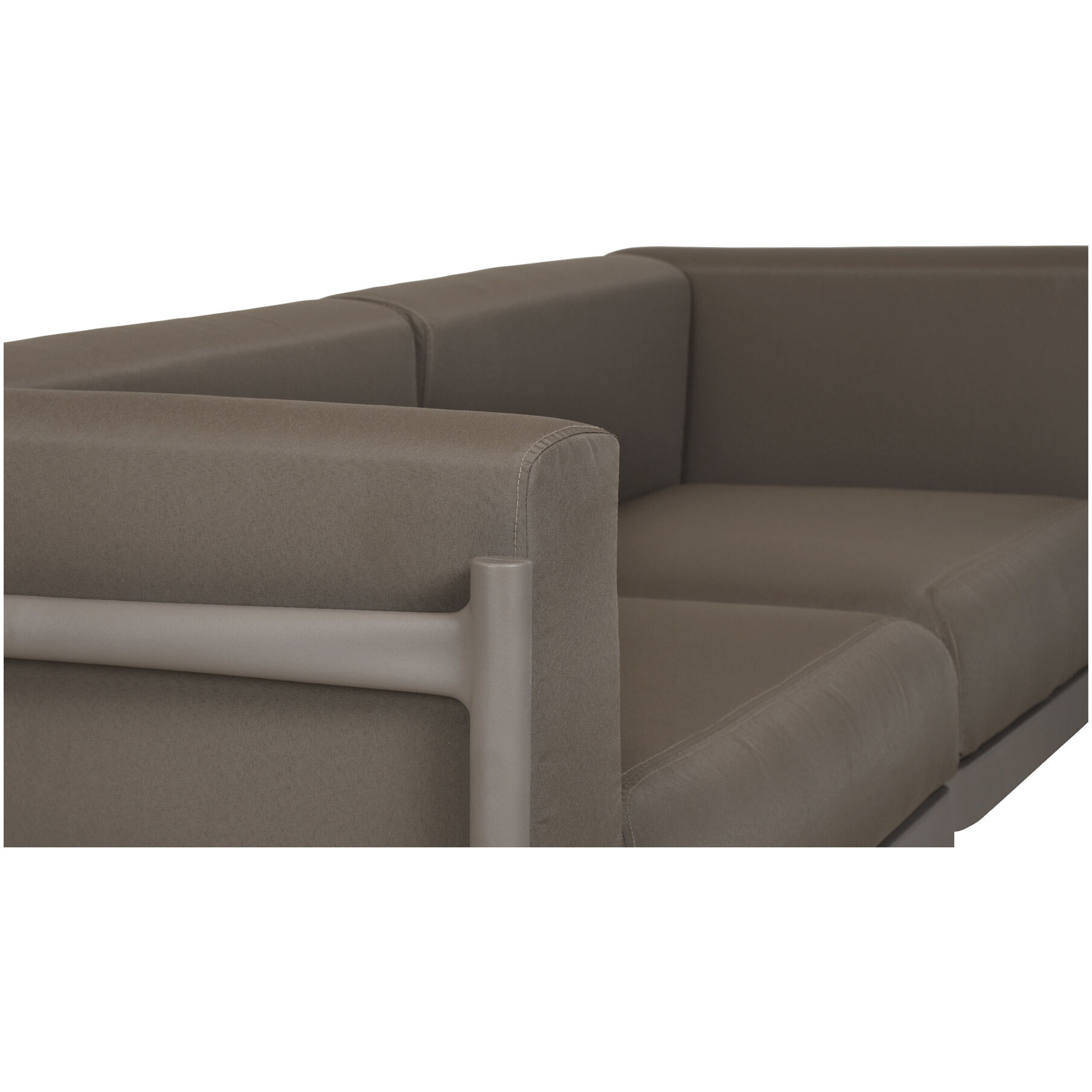 Suri Red Outdoor Sofa, 3-Seat