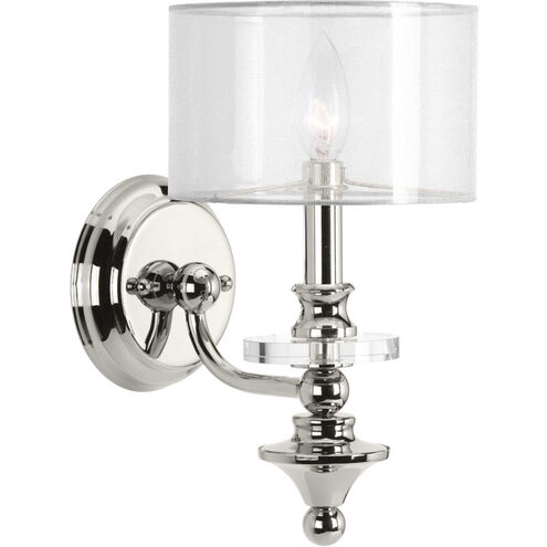 Dale 1 Light 7 inch Polished Nickel Wall Sconce Wall Light, Design Series