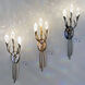 Signature Secret Garden LED 5.4 inch Antique Pewter Wall Sconce Wall Light, Schonbek Signature