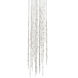 Constellation LED 25 inch Satin Nickel Chandelier Ceiling Light in 3000K, White, Standard Suspension