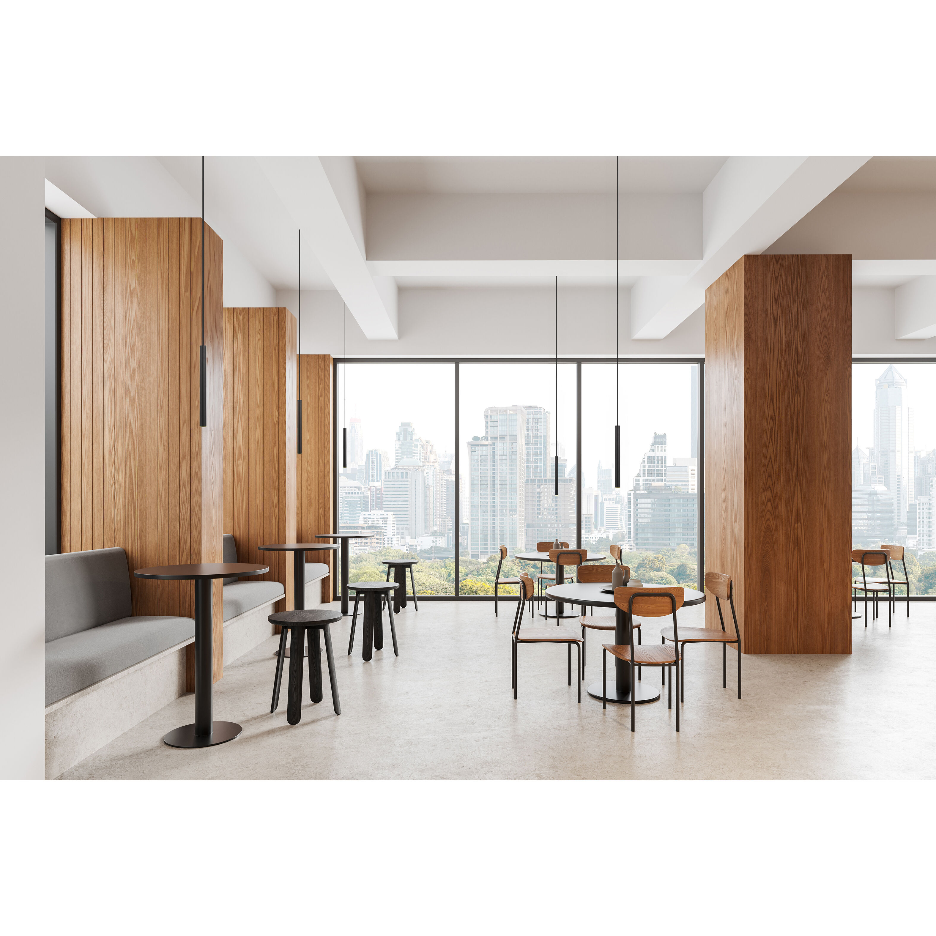 Pipeline 1 Light 1.25 inch Matte Black Pendant Ceiling Light