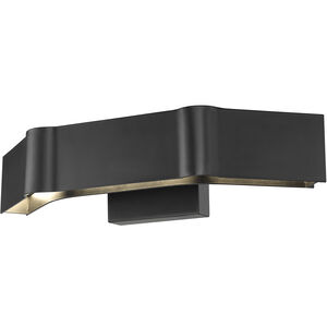 Arcano LED 16.75 inch Matte Black Wall Sconce Wall Light
