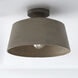 Quarry 1 Light 14 inch Clay Semi-Flush Ceiling Light