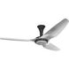 Haiku 60 inch Black with Brushed Aluminum Blades Outdoor Ceiling Fan