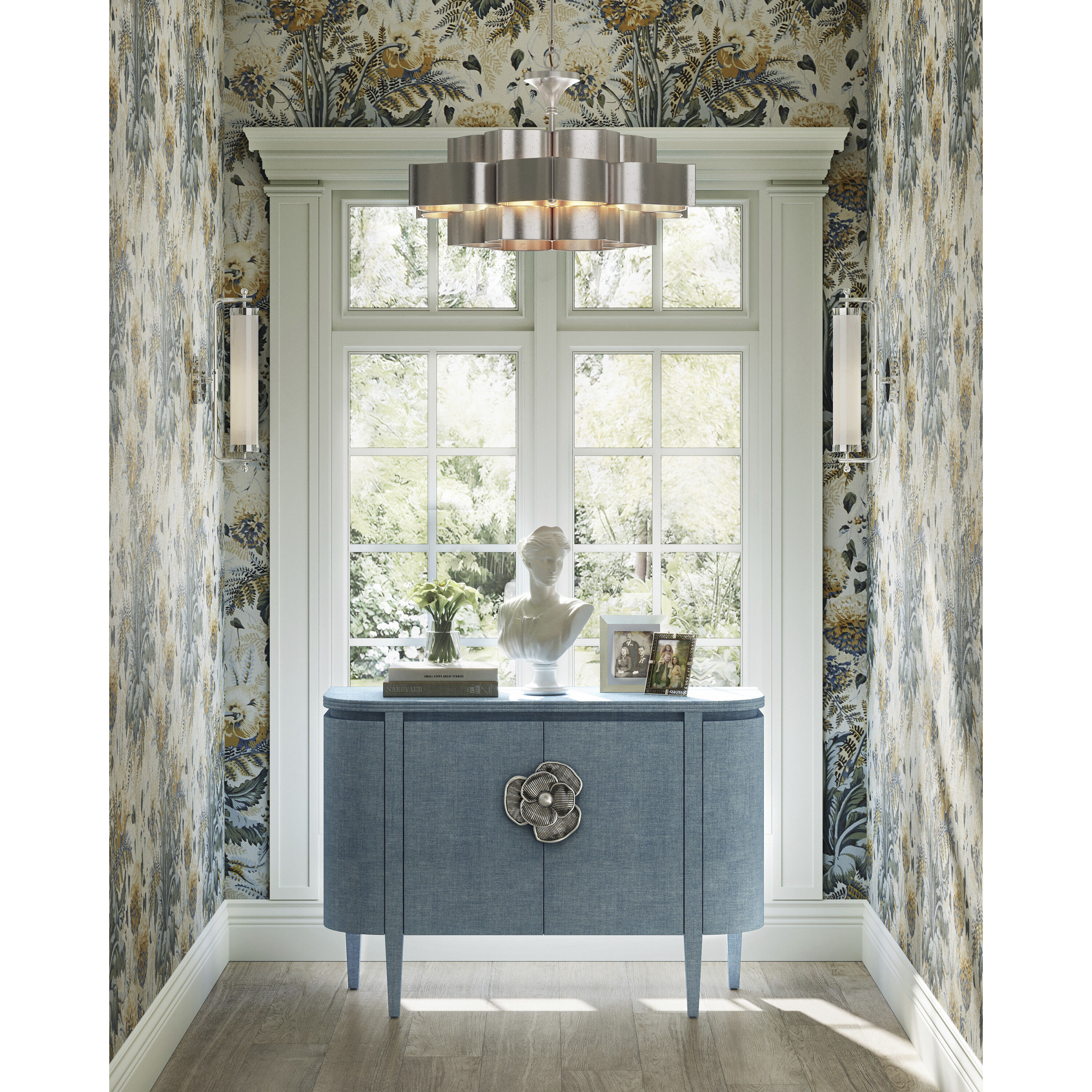 Grand lotus chandelier deals