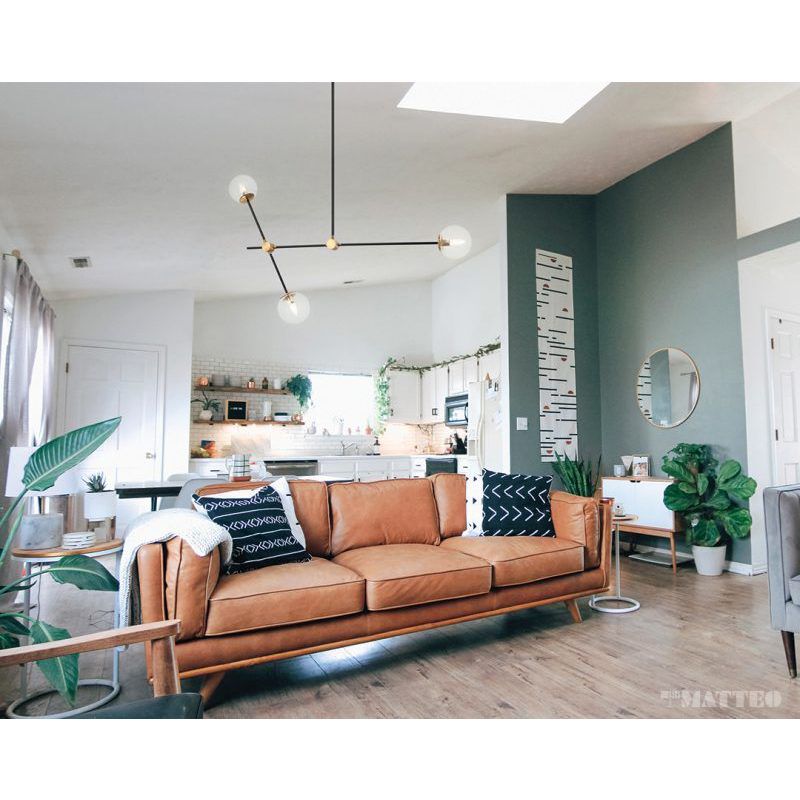 Cosmic 3 Light 5.88 inch Aged Gold Brass Pendant Ceiling Light in Aged Gold Brass and Clear