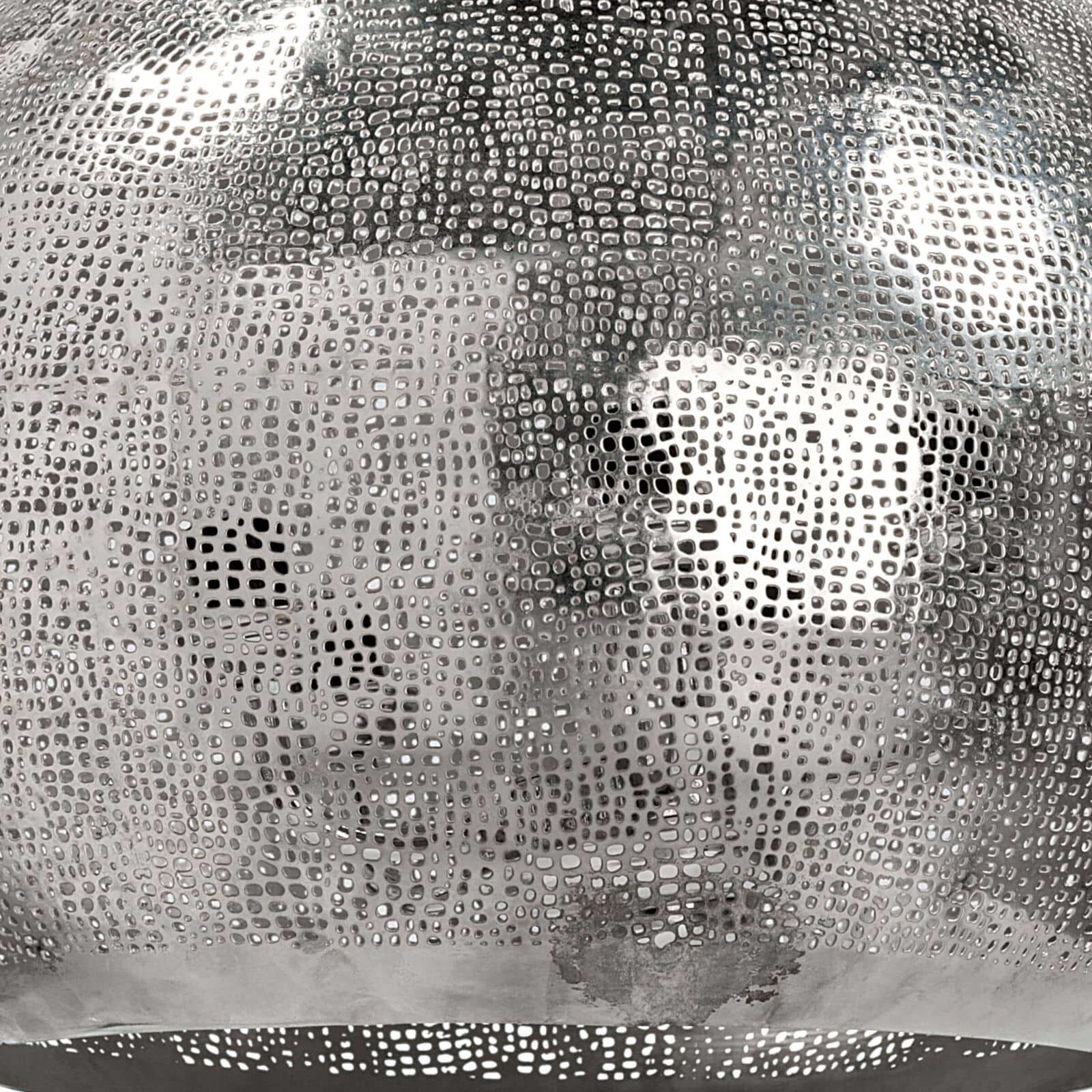 Pierced 5 Light 18 inch Polished Nickel Pendant Ceiling Light, Sphere