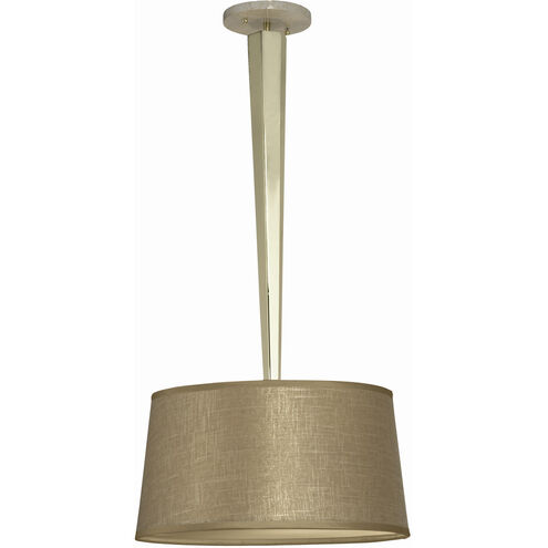 Citrine 2 Light 18 inch Brass Pendant Ceiling Light