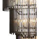 Park Row 18 Light 32 inch Matte Black and French Gold Chandelier Ceiling Light
