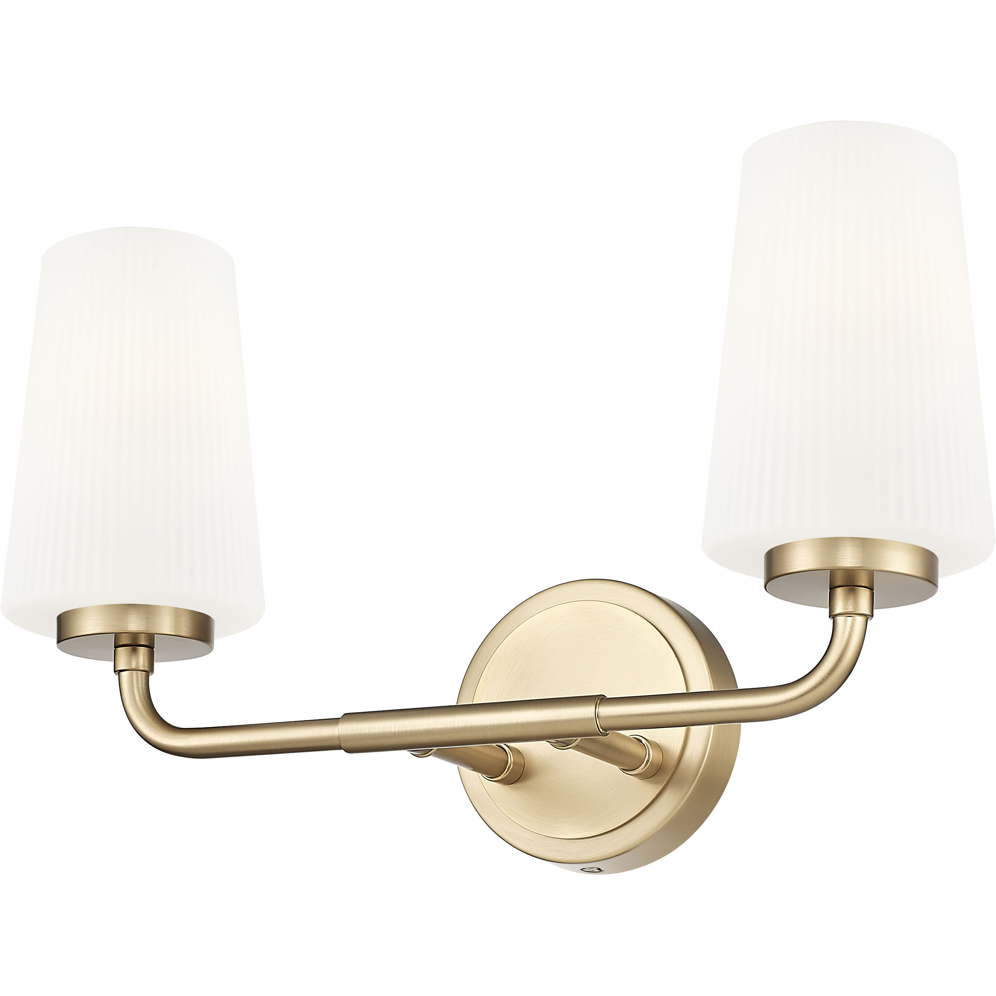 Montford 2 Light 16 inch Modern Gold Bath Vanity Light Wall Light