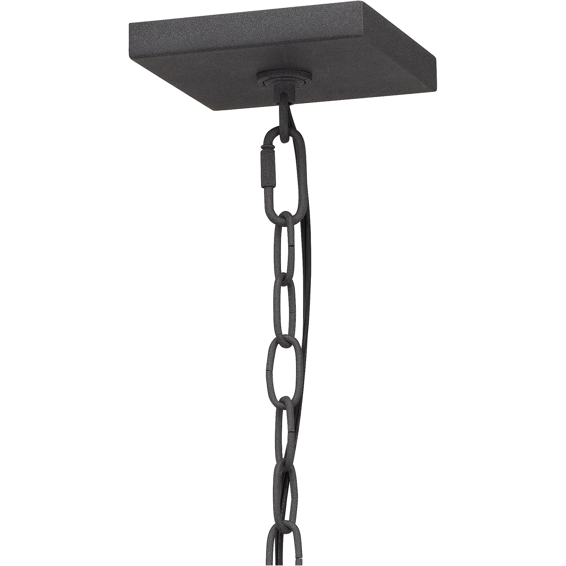 Thorpe 1 Light 8 inch Mottled Black Mini Pendant Ceiling Light, Small