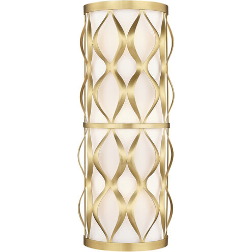 Harden 3 Light 8 inch Modern Gold Wall Sconce Wall Light