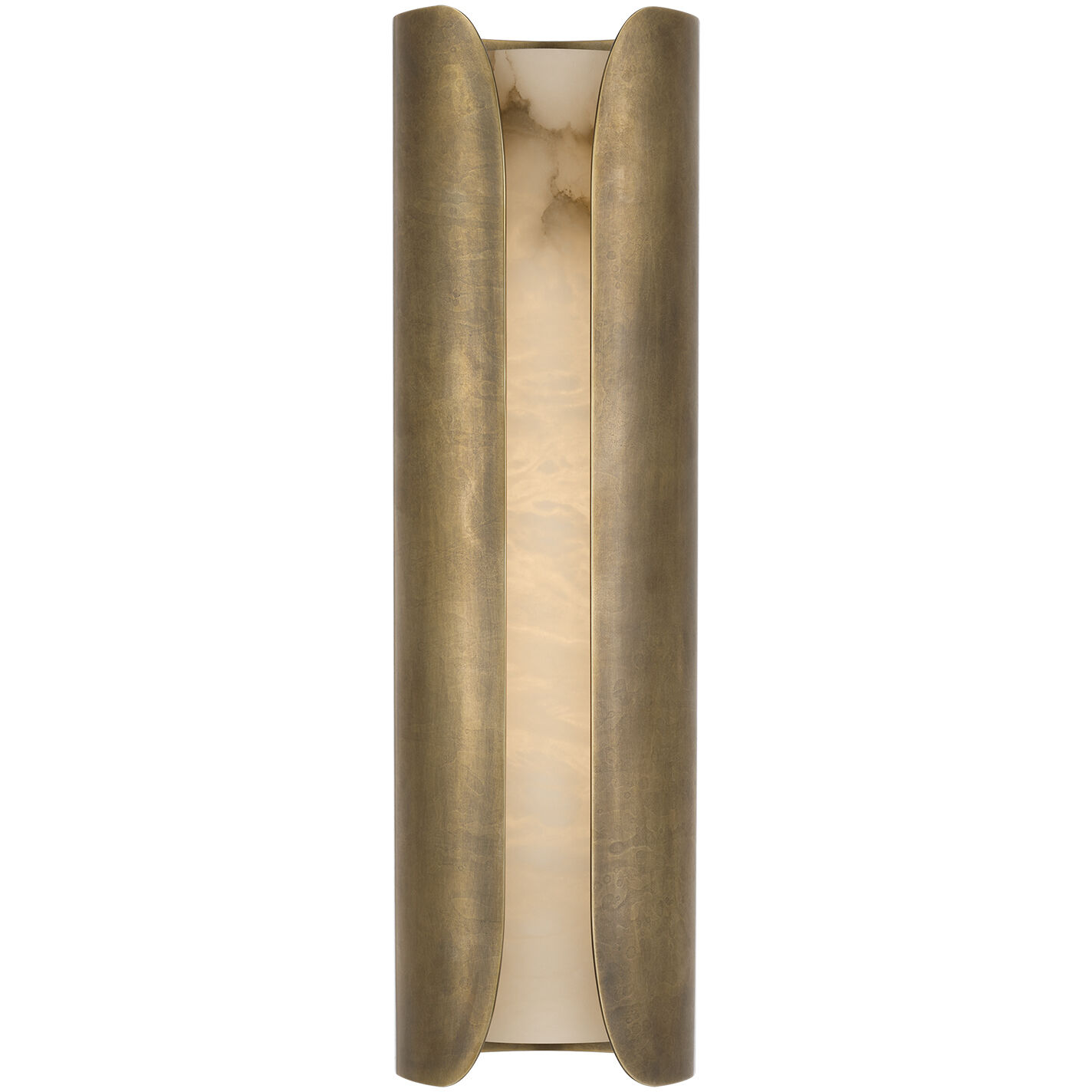 Anne-Marie Barton Armise Sconce Wall Light in Mottled Brass