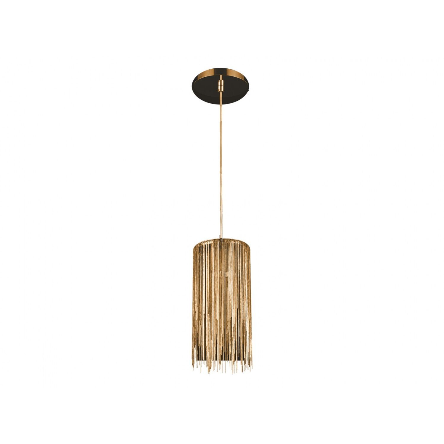 Fountain Ave. LED 6 inch Gold Pendant Ceiling Light