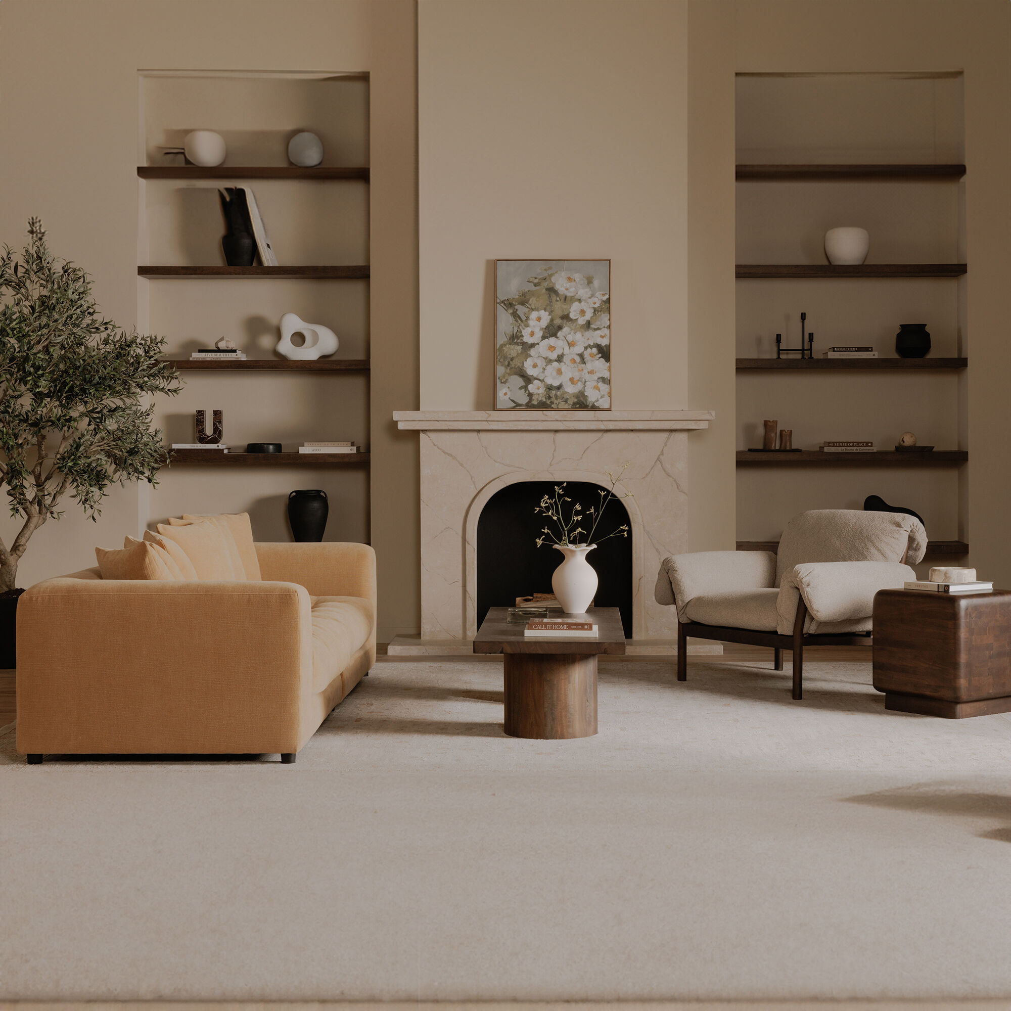 Hadley 60 X 24 inch Dark Brown Coffee Table