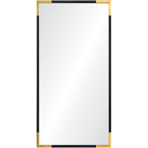 Osmond 60 X 30 inch Gold and Black Wall Mirror