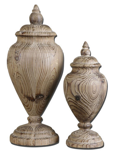 Wilkin Natural Wood Tones Finials