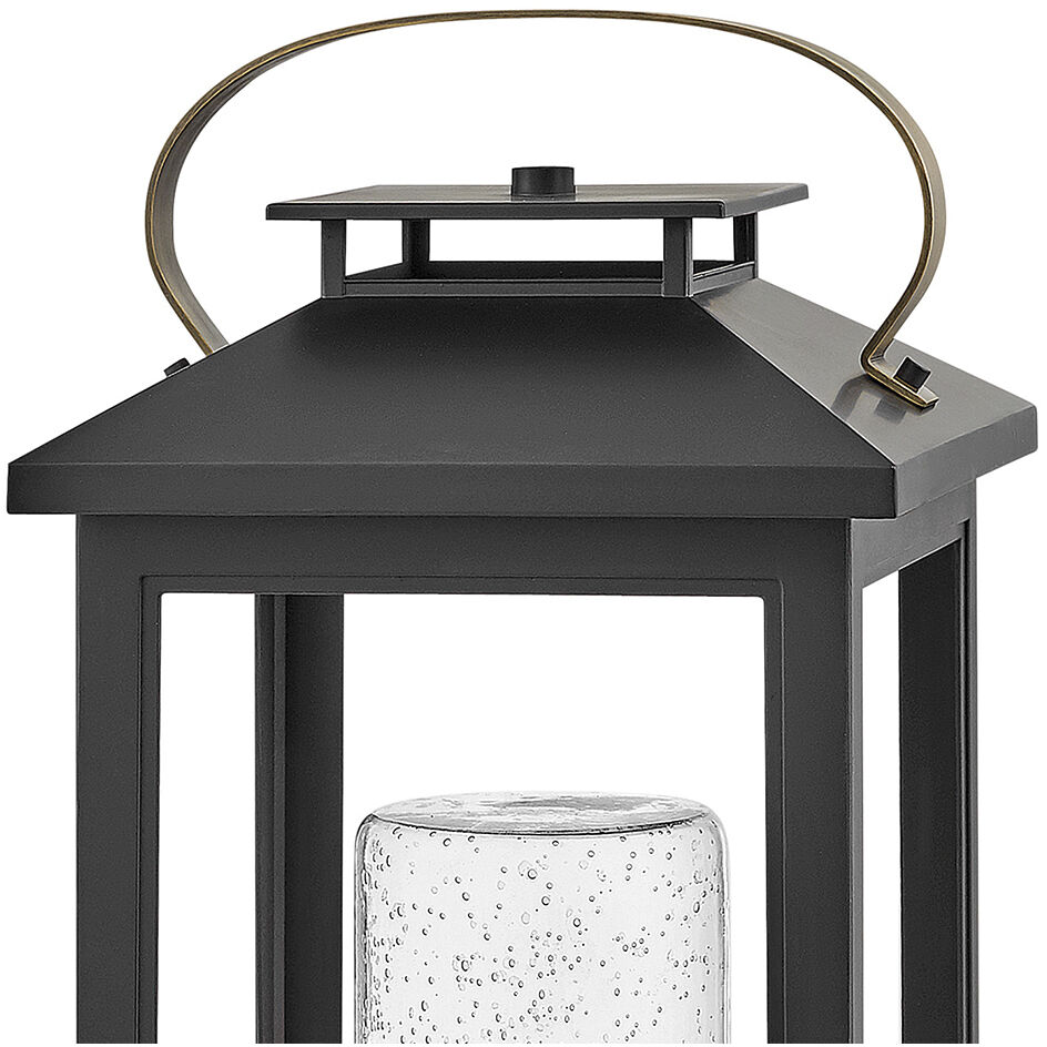 Coastal Elements Atwater 1 Light 21.5 inch Black Outdoor Pier Mount Lantern in Non-LED