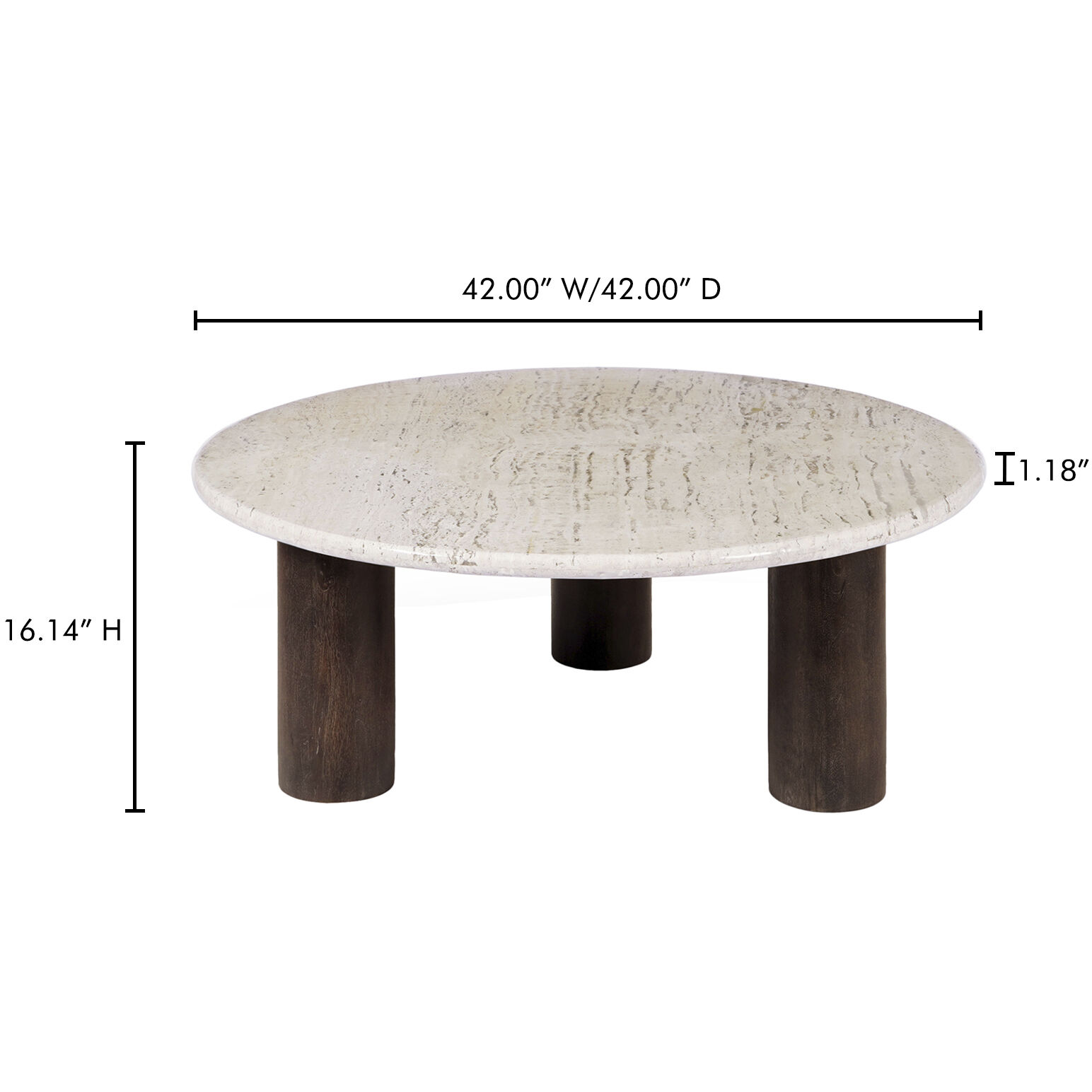 Landon 42 X 42 inch Beige Coffee Table