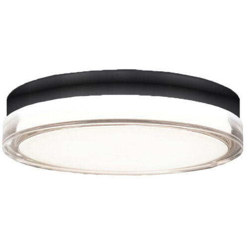 Pi LED 15 inch Black Flush Mount Ceiling Light in 3000K, 15in.