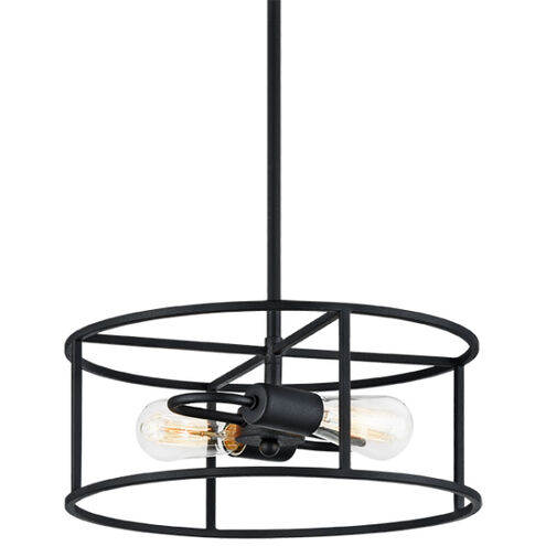 Candid 2 Light 15 inch Rusty Black Pendant Ceiling Light