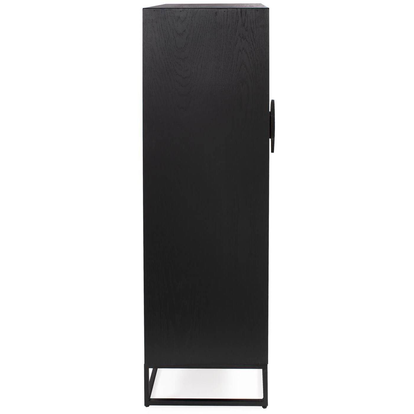 Harlow Black and White Cabinet, Tall