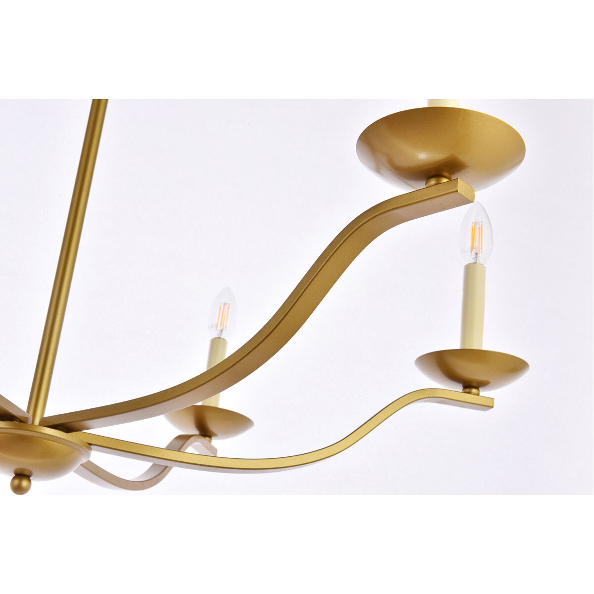 Trey 6 Light 36 inch Brass Pendant Ceiling Light