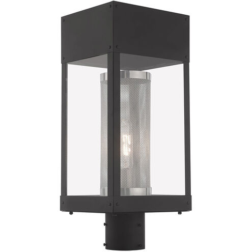 Franklin 1 Light 19 inch Black Outdoor Post Top Lantern