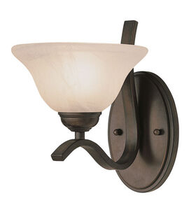 Hollyslope 1 Light 8 inch Rubbed Oil Bronze Wall Sconce Wall Light