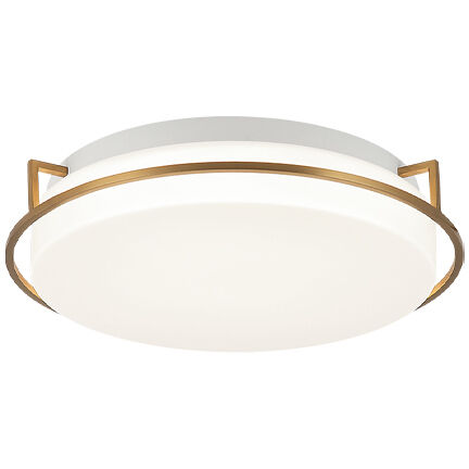 Brammerton LED Aged Gold Brass Wall Sconce Wall Light