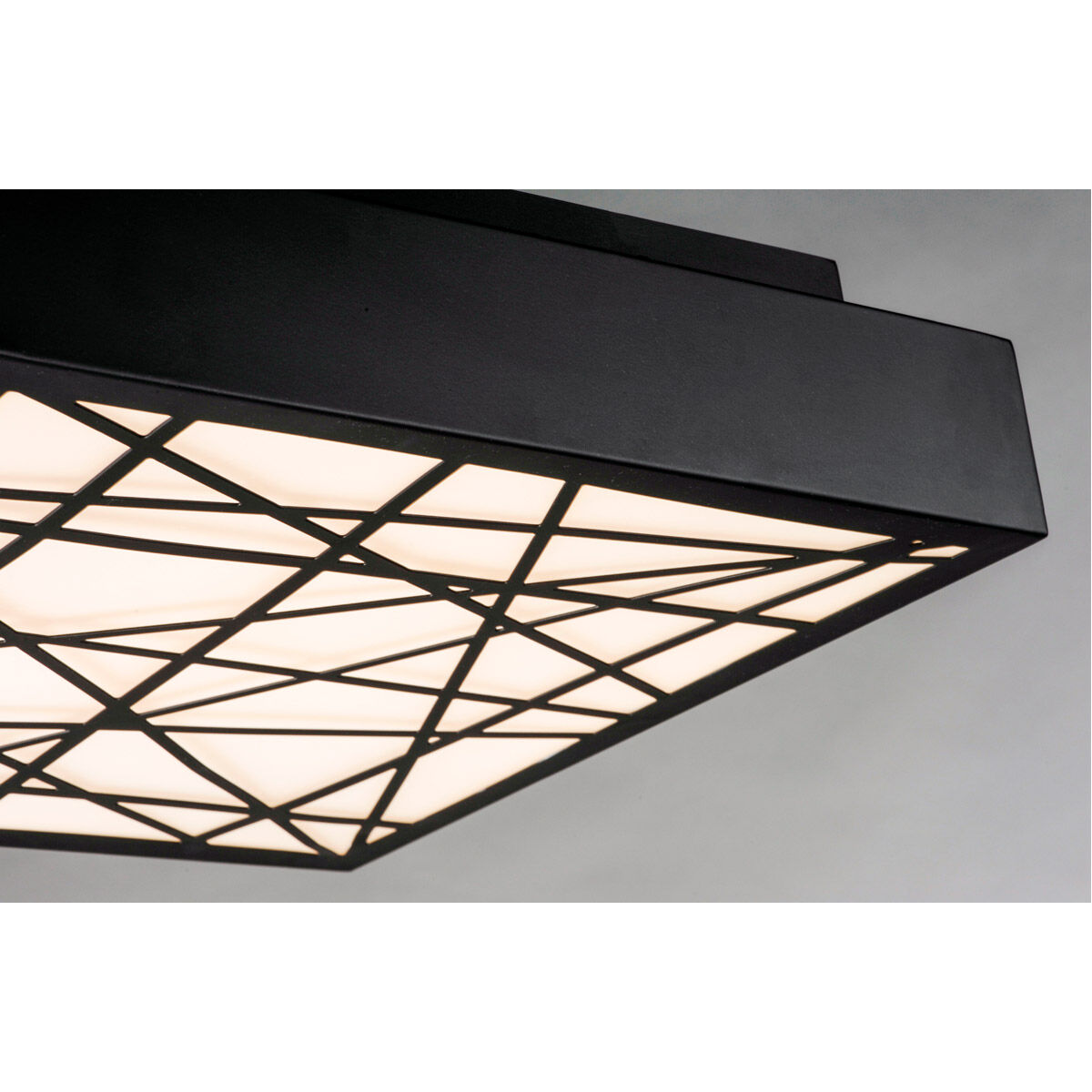 Intersect LED 23.5 inch Black Flush Mount Ceiling Light